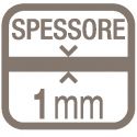Spessore 1 mm I modelli SCHOCK® sono caratterizzati da alti spessori : 1 mm serie Technick e Madison
Spessore 1 mm