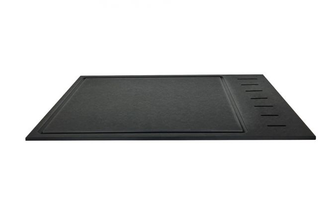 TAGLIERE CON PORTACOLTELLI PER VASCHE PROF. 40 cm