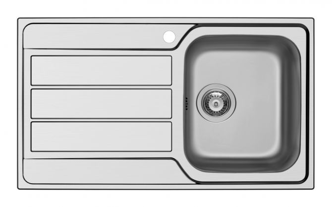 MASTER D100 VASCA SINISTRA INOX  Cod. MASTD100SX