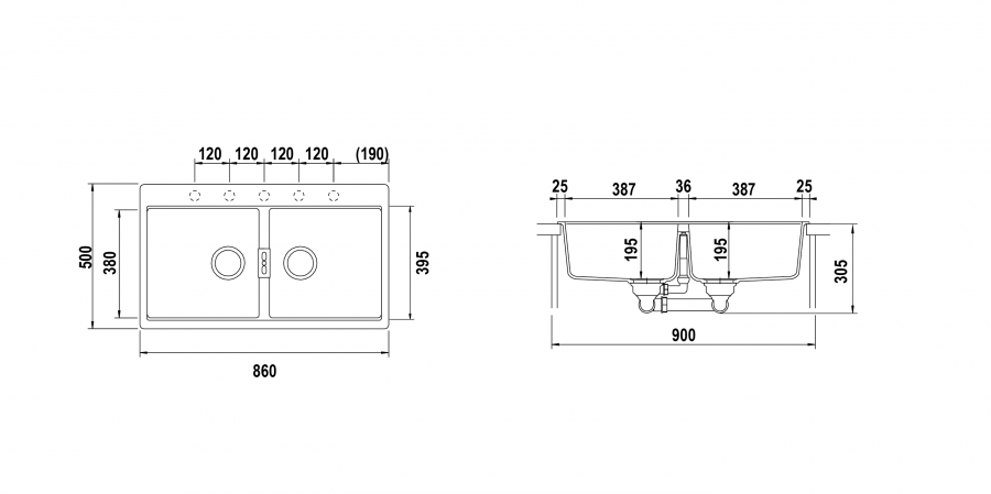 Disegno tecnico Horizont N200 SILVERSTONE  Cod. HONN200A91