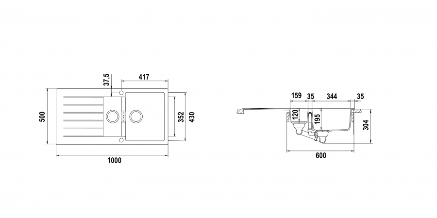 Disegno tecnico Primus D150 ASPHALT  Cod. PRID150AP43