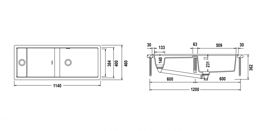 Disegno tecnico Prepstation D150 DAY  Cod. PRPD150A74