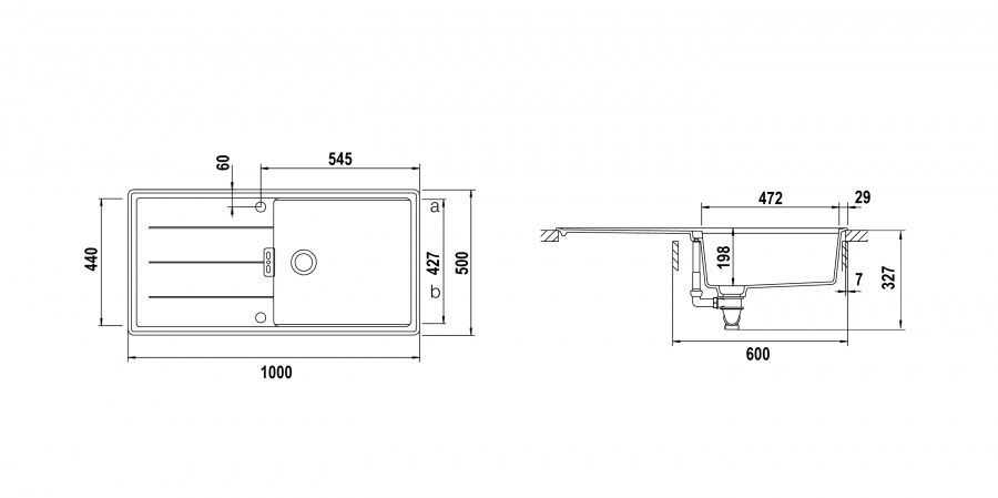 Disegno tecnico Tia D100L BRONZE  Cod. TIAD100LA87