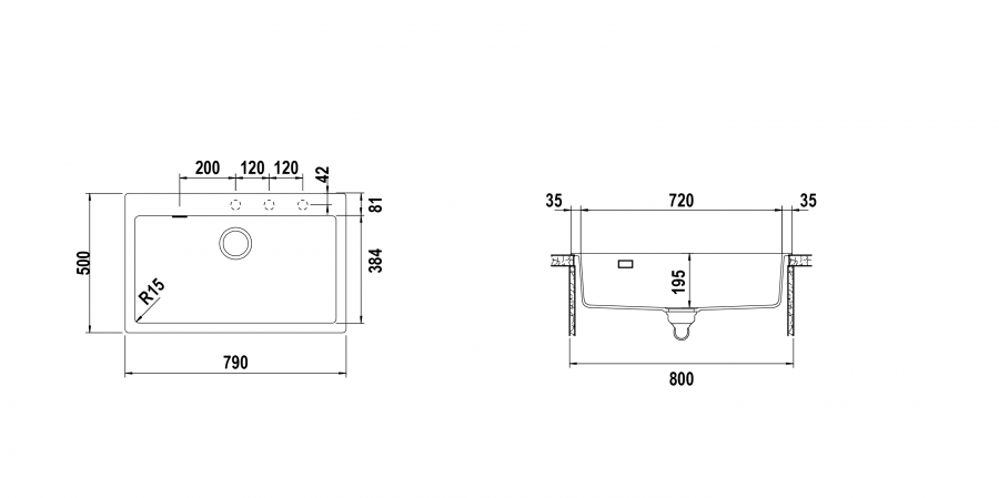 Disegno tecnico Primus N100XL NERO ASSOLUTO 13 Cod. PRIN100AP13