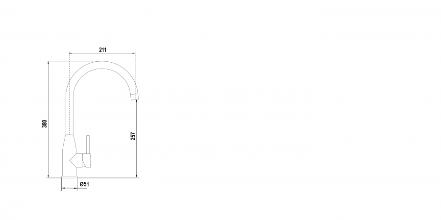 Disegno tecnico KAVUS COLORE ACCIAIO INOX MASSICCIO FINITURA ORO ROSA  Cod. 559000COP