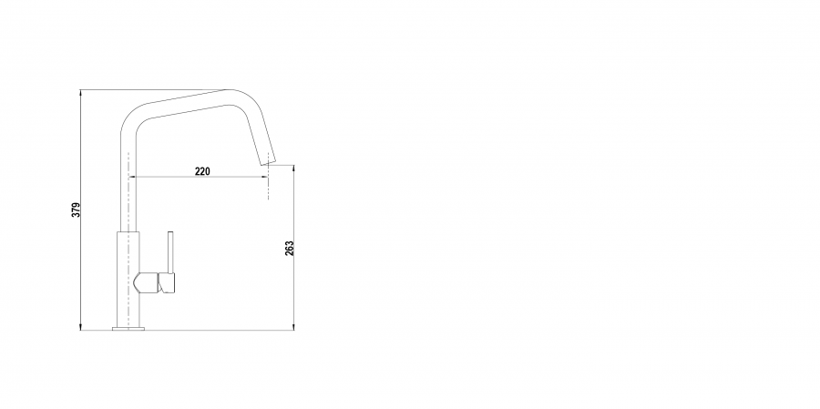 Disegno tecnico TANOS INOX OTTICO  Cod. 516000EDO