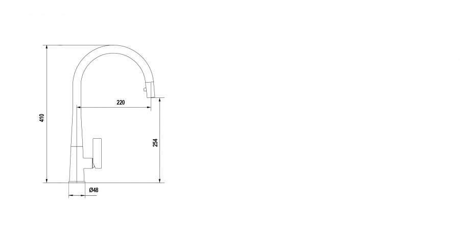 Disegno tecnico GOTA NERO  Cod. 521000BK