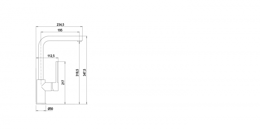 Disegno tecnico AQUATREND ASPHALT  Cod. SXTREN43