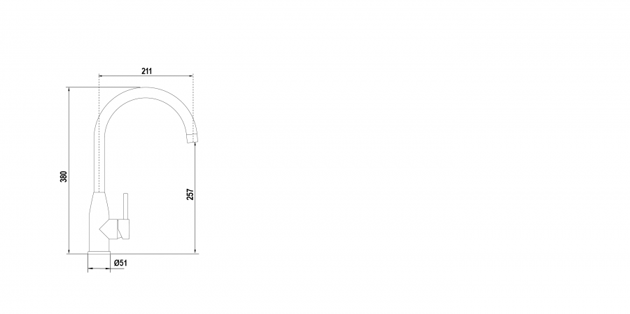 Disegno tecnico KAVUS ACCIAIO INOX MASSICCIO  Cod. 559000EDM