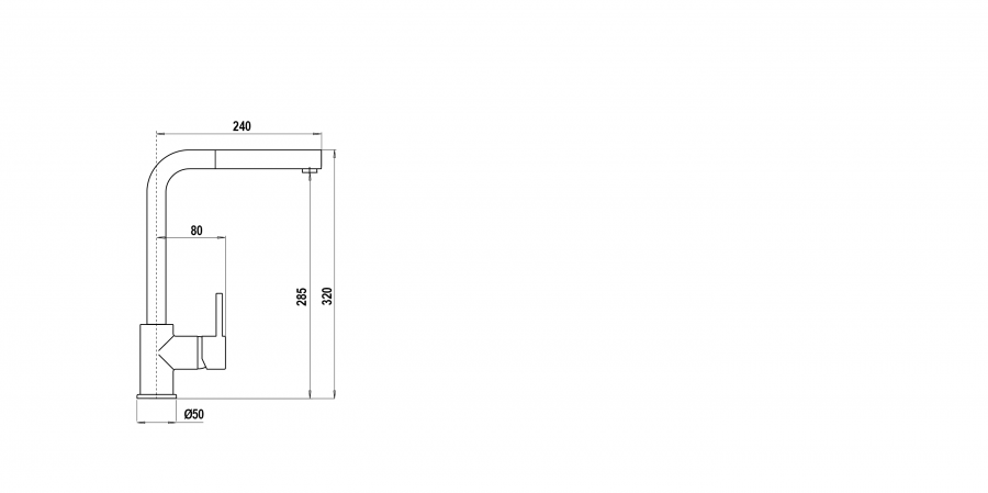 Disegno tecnico AQUATOWN CON DOCCIA GRIGIO TORTORA  Cod. SXTOWD42