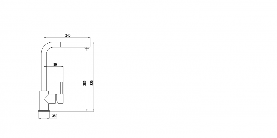 Disegno tecnico AQUATOWN DOCCIA NEW ALUMINA  Cod. SXTOWD16