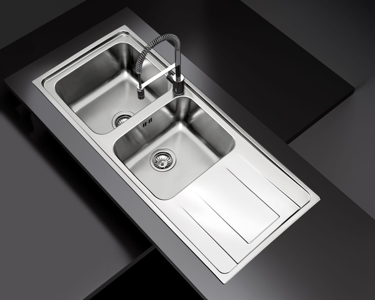 Wave D200 VASCHE SINISTRE INOX, Prodotti, Lavelli - Schock