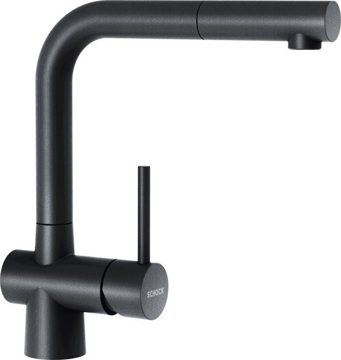 LAIOS CON DOCCIA ACCIAIO INOX MASSICCIO NERO TUTTO COLORE  Cod. 517120PUR