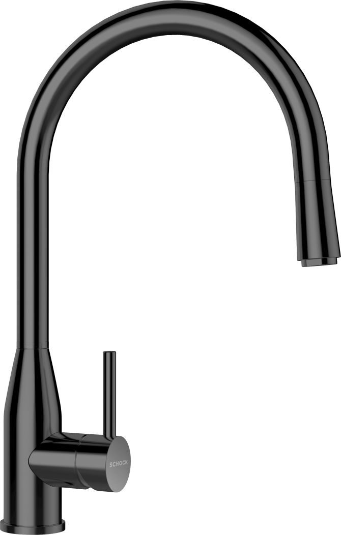 KAVUS COLORE CON DOCCIA ACCIAIO INOX MASSICCIO FINITURA GUN METAL  Cod. 559120GUM
