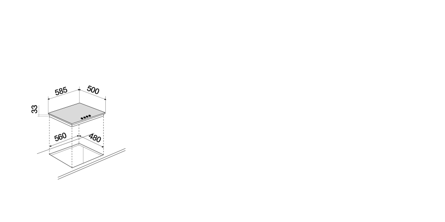 Disegno tecnico Professional PC 60 1T AVENA  Cod. STR64TH48