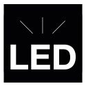 ILLUMINAZIONE LED - Facilita la lettura delle etichette. Selezionando una funzione
specifica è possibile che i LED rimangano accesi continuamente.
ILLUMINAZIONE LED -