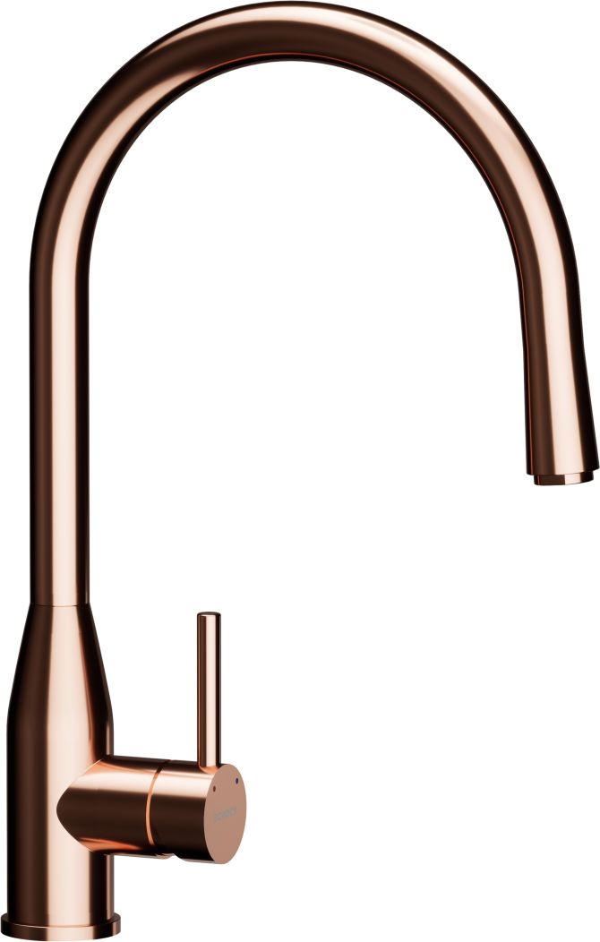 KAVUS COLORE CON DOCCIA ACCIAIO INOX MASSICCIO FINITURA ORO ROSA SPAZZOLATO  Cod. 559120COB